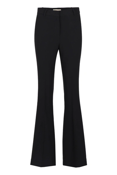 Shop Michael Michael Kors Flared Acetate Trousers