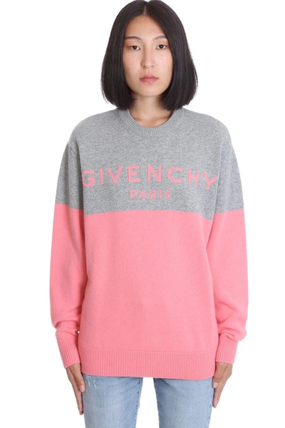 Shop Givenchy Knitwear In Rose-pink Wool