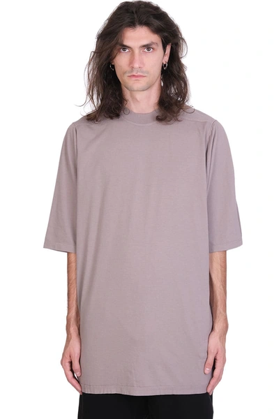 Shop Drkshdw Jumbo Tee T-shirt In Taupe Cotton