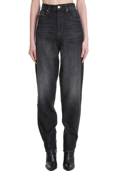 Shop Isabel Marant Étoile Corsyj Jeans In Black Denim