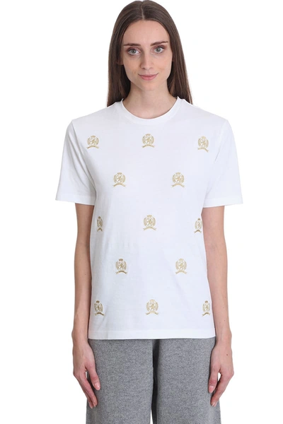 Shop Tommy Hilfiger T-shirt In White Cotton