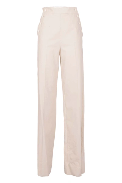 Shop Max Mara Trousers  In White