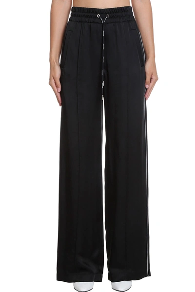 Shop Off-white Pants In Black Synthetic Fibers