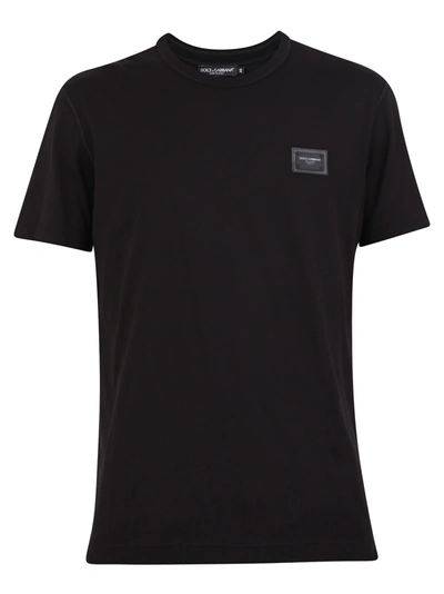 Shop Dolce & Gabbana Branded T-shirt In Black