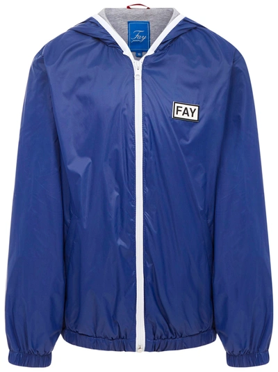Shop Fay Kids Jacket In Blu