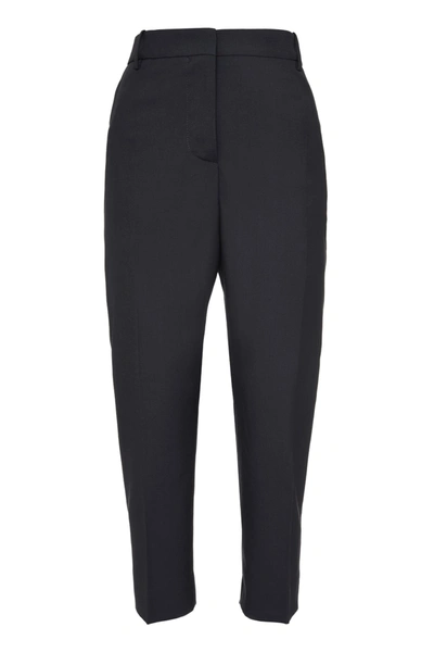 Shop Marni Tailored Wool Trousers In Blue