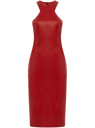 Shop Saint Laurent Dress In Red