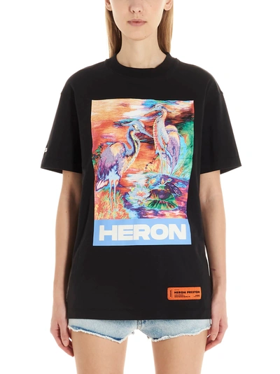 Shop Heron Preston Heron Birds T-shirt In Black Multicolor
