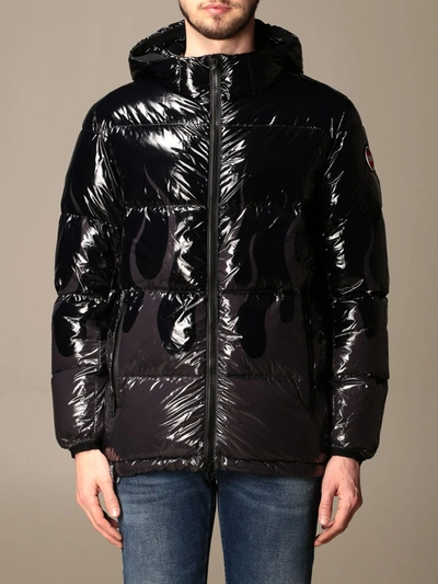 Colmar X Vision Of Super Glossy Down Jacket In Black | ModeSens