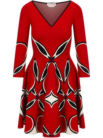 Shop Alexander Mcqueen Dress In Red