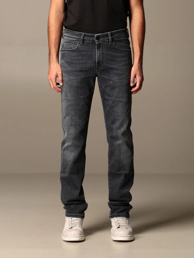Shop Re-hash Jeans Rubens  Jeans In Used Denim In Grey