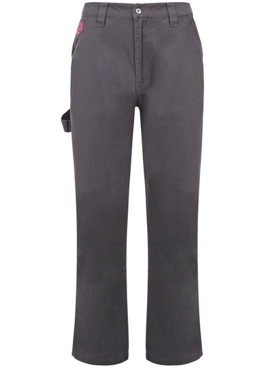 Shop Billionaire Boys Club Trousers In Dark Grey