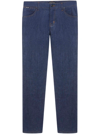 Shop Tom Ford Jeans In Indigo