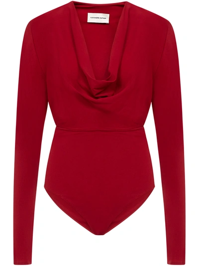 Shop Alexandre Vauthier Body In Red