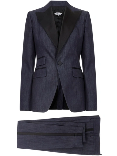 Shop Dsquared2 Suit In Blue