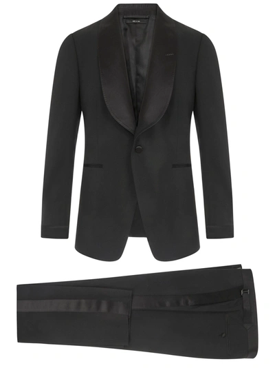 Shop Tom Ford Shelton Suit In Black
