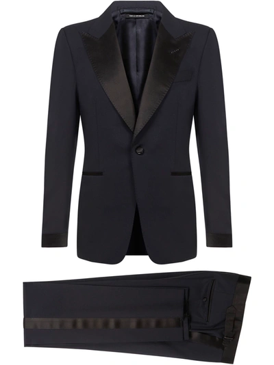 Shop Tom Ford Shelton Suit In Blue