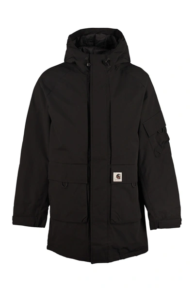 Shop Carhartt Bode Technical Fabric Parka In Black