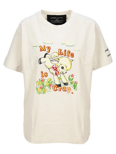 Shop Marc Jacobs Magda Archer X The Collaboration T-shirt In Vintage White