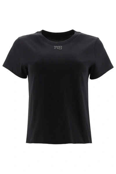 Shop Alexander Wang T T-shirt With Logo In Black