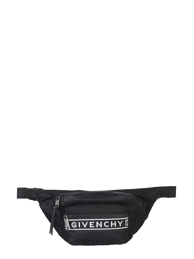 Shop Givenchy 4g Bum Bag In Bianco/nero
