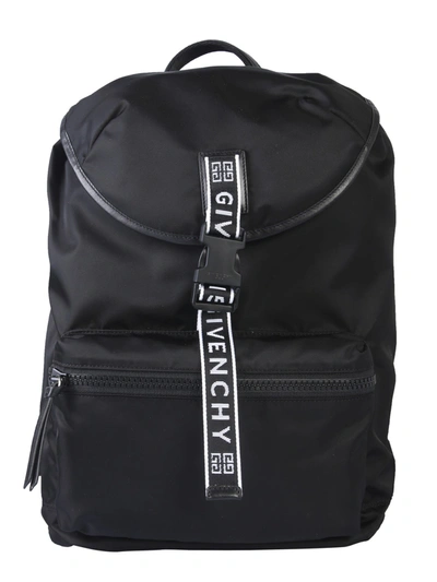 Shop Givenchy 4g Packaway Backpack In Bianco/nero