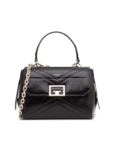 Shop Givenchy Id Flap Mini Handbag In Nero
