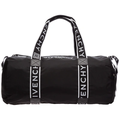 Shop Givenchy Astral Gym Bag In Bianco/nero