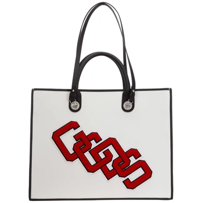 Shop Gcds College Shoulder Bag In White