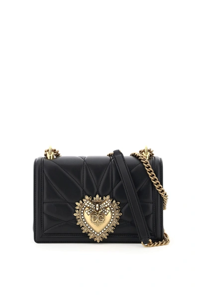 Shop Dolce & Gabbana Devotion Bag In Nero