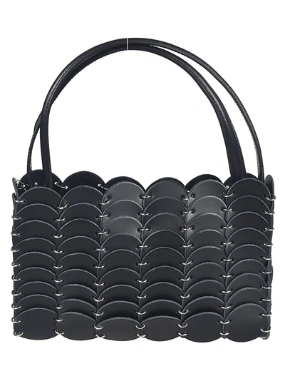 Shop Paco Rabanne Pacoio Tote In Black