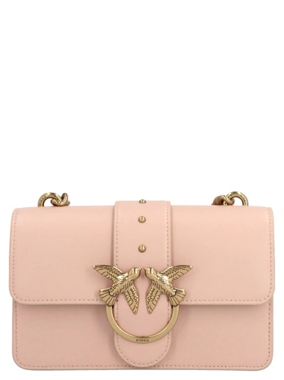 Shop Pinko Love Mini Simply Bag In Light Pink