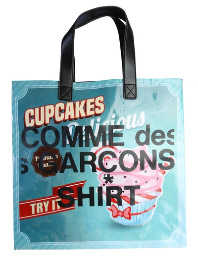 Shop Comme Des Garçons Shirt Tote Multicolor Delicious Bag In Print B
