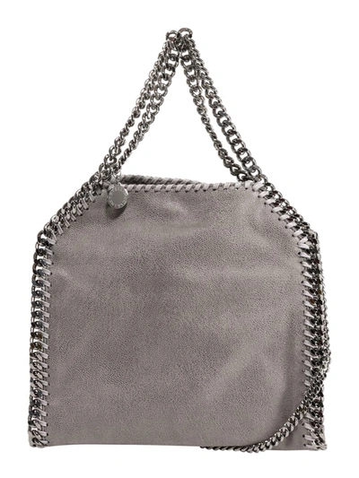 Shop Stella Mccartney Mini Tote Falabella In Light Grey