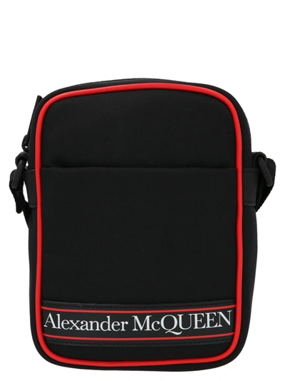 Shop Alexander Mcqueen Messanger Bag In Black