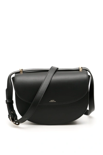Shop A.p.c. Geneve Crossbody Bag In Noir (black)