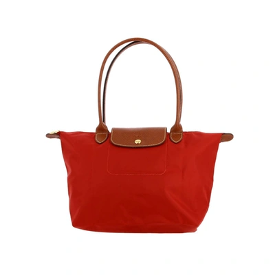 Shop Longchamp In Nylon In Red