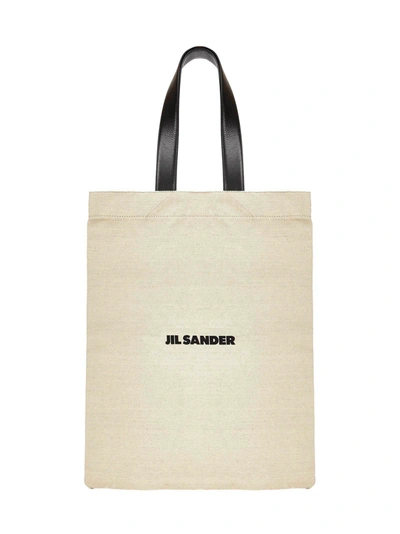 Shop Jil Sander Hand Bag In Natural
