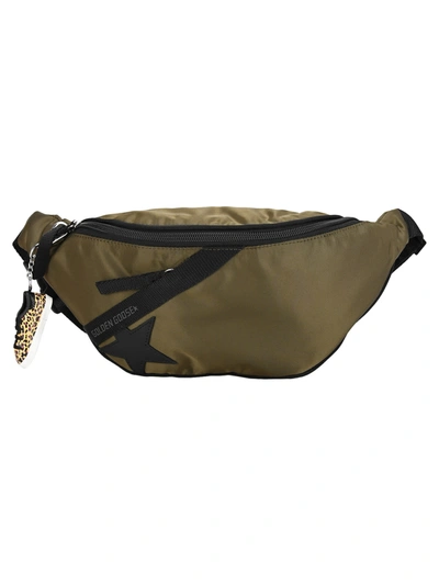 Shop Golden Goose Journey Belt Bag In Kaki Green