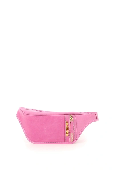 Shop Jacquemus La Banana Crossbody Bag In Pink (pink)