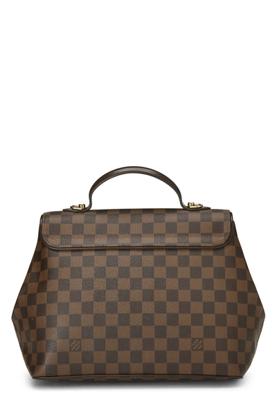 Pre-owned Louis Vuitton Damier Ebene Bergamo Mm