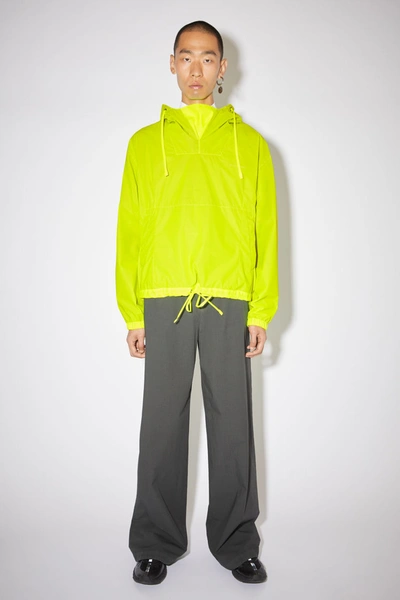 Shop Acne Studios Anorak Jacket Neon Yellow