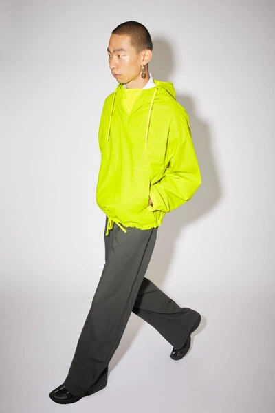 Shop Acne Studios Anorak Jacket Neon Yellow