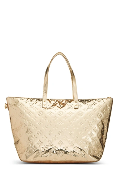 Louis Vuitton Limited Edition Gold Monogram Miroir Bellevue GM Bag
