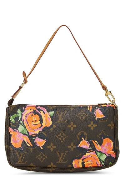 Pre-owned Louis Vuitton Stephen Sprouse X  Monogram Roses Pochette Accessoires