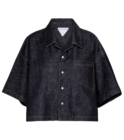 Shop Bottega Veneta Denim Shirt In Blue