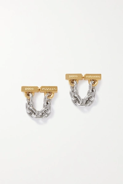 Rabanne Gold- And Silver-tone Earrings In Gold
