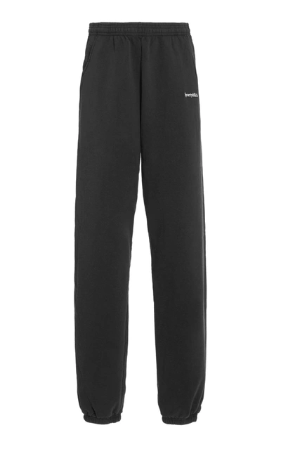 Shop Sporty And Rich Women's Classic Cotton Logo Sweatpants In Black