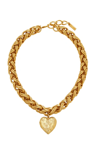 Shop Jennifer Behr Women's Coeur Necklace In Gold