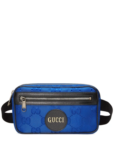 Shop Gucci Off The Grid Belt Bag In Blue